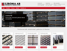Tablet Screenshot of liroma.se